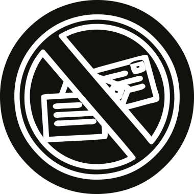 bir insan tarafından çizilmiş bir posta simgesi yok