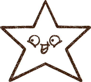 Bir insan tarafından çizilen Mutlu Yıldız Kömürü