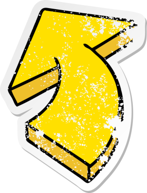 İnsan eliyle çizilmiş garip bir çizgi film okunun sıkıntılı çıkartması.