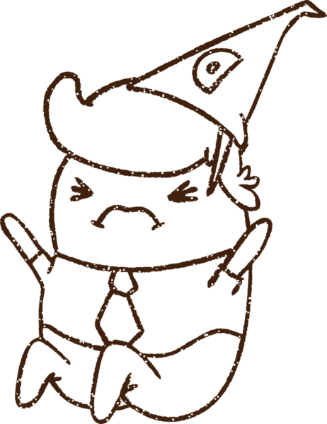 Bir insan tarafından çizilen Öfke Öfkesi Kömürü Çizimi