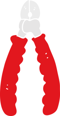 Bir insan tarafından çizilmiş düz renk kerpeten.