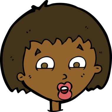 bir insan tarafından çizilmiş şok edici bir çizgi film.