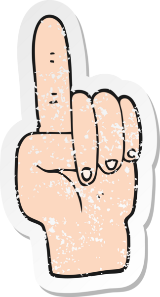 İnsan eliyle çizilmiş bir karikatürün gerilimli yapıştırması.