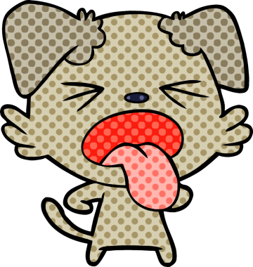 Bir insan tarafından çizilmiş iğrenç bir çizgi film.