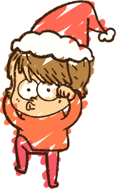 Bir insan tarafından çizilen Noel Adam Tebeşiri