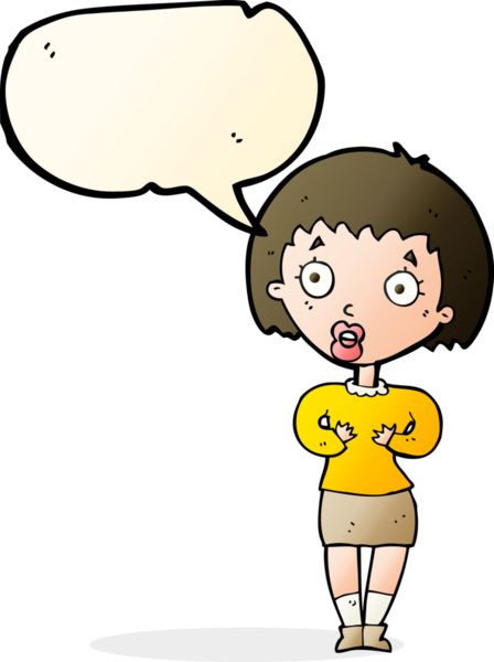 Çizgi filmdeki kadın 