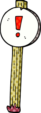 Bir insan tarafından çizilmiş trafik işaretlerini karala