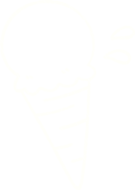 Bir insan tarafından çizilmiş dondurma tebeşiri.