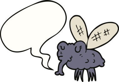 Bir insan tarafından çizilmiş konuşma baloncuğu olan karikatür.