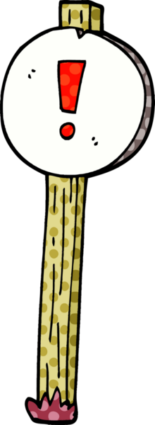 Bir insan tarafından çizilmiş trafik işaretlerini karala