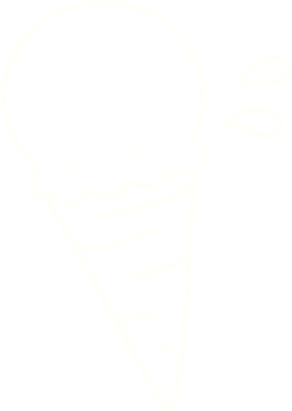 Bir insan tarafından çizilmiş dondurma tebeşiri.