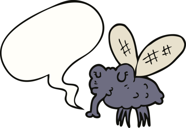 Bir insan tarafından çizilmiş konuşma baloncuğu olan karikatür.