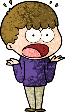 Bir insan tarafından çizilmiş bir karikatür.