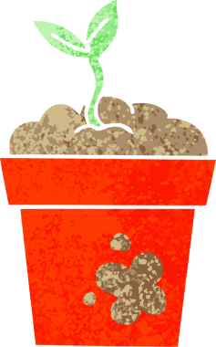 Bir insan tarafından çizilmiş garip bir illüstrasyon tarzı.