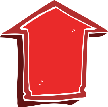 Bir insan tarafından çizilmiş karalama oku.