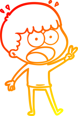 İnsan tarafından çizilmiş bir çizgi film karakteri.