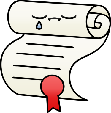 Bir insan tarafından çizilen sözleşmenin gölgeli çizgi filmi.