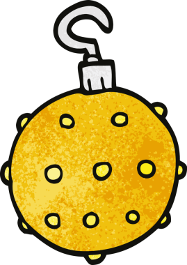 karikatür karalama altın xmas bir insan tarafından çizilmiş