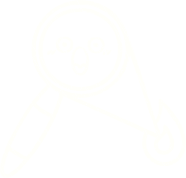 Bir insan tarafından çizilen Büyüteç Tebeşir Çizimi