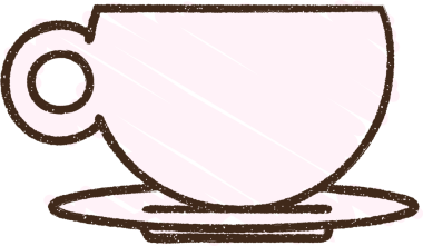 Bir insan tarafından çizilmiş kupa tebeşiri