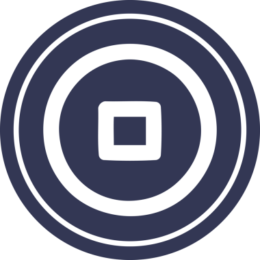 Bir insan tarafından çizilen dairesel simgeyi durdur