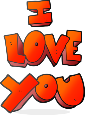 Bir insan tarafından çizilmiş karikatür sembolünü seviyorum.