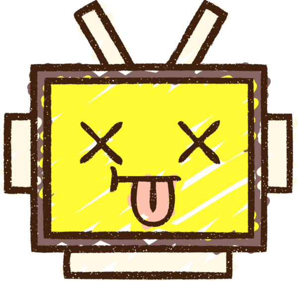 Bir insan tarafından çizilen Ölü Robot Tebeşiri