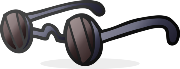 Bir insan tarafından çizilmiş serbest çizim güneş gözlüğü.