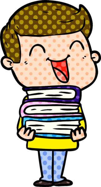 Bir insan tarafından çizilmiş gülen çizgi film adamı.