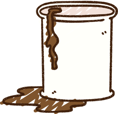 Bir insan tarafından çizilen Yağ Davulu Tebeşiri