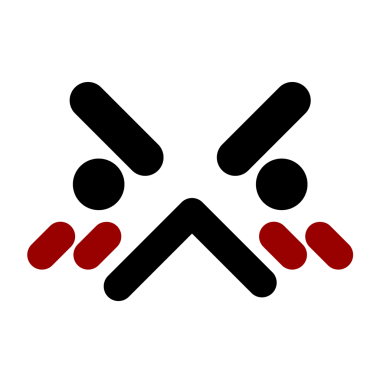 bir insan tarafından çizilmiş kızgın yüz simgesi