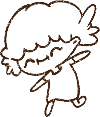 Bir insan tarafından çizilen Mutlu Kadın Kömürü