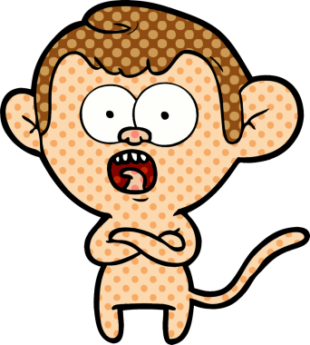 Bir insan tarafından çizilmiş bir karikatür.