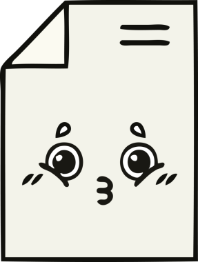 Bir insan tarafından çizilmiş bir kağıt karikatürü.