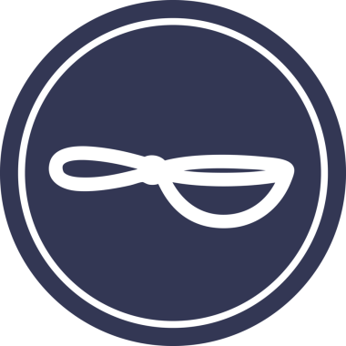 Bir insan tarafından çizilmiş yemek pişirme tavası dairesel simgesi