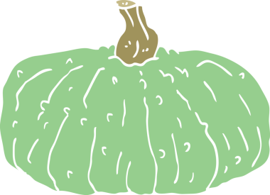 Bir insan tarafından çizilmiş karalama kabağı.