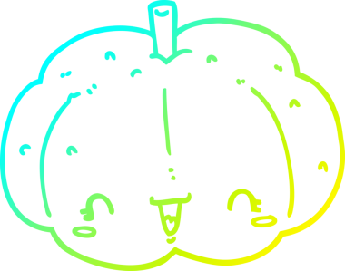 Bir insan tarafından çizilmiş bir çizgi balkabağı çizimi.