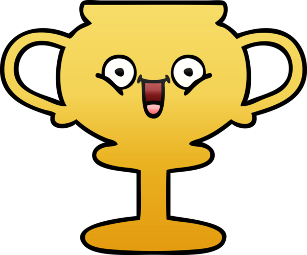 Bir insan tarafından çizilmiş bir kupanın gölgelenmiş karikatürü