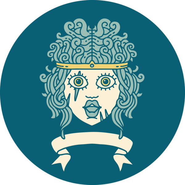 Retro Dövme Tarzı İnsan Barbar Karakteri