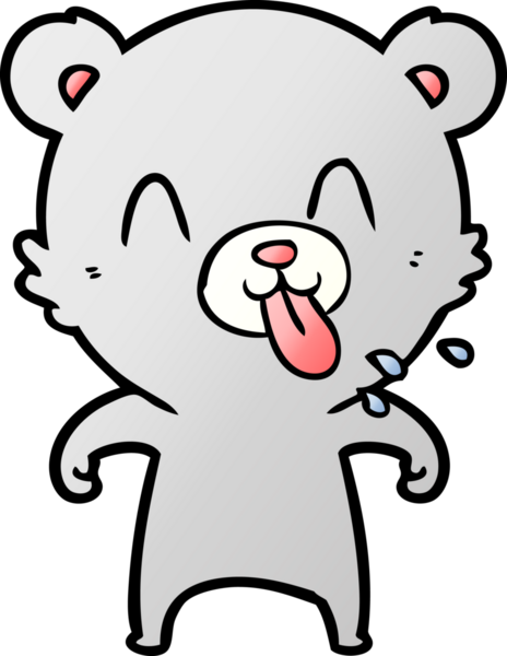 Bir insan tarafından çizilmiş bir çizgi film karakteri.