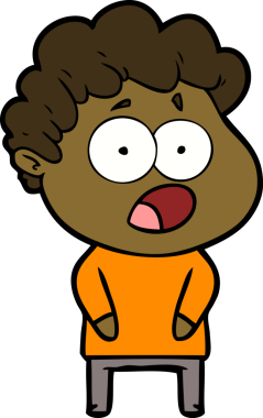 Bir insan tarafından çizilmiş bir karikatür.