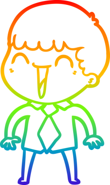 Bir insan tarafından çizilmiş mutlu bir adamın çizgi çizimi.