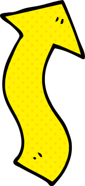 bir insan tarafından çizilmiş karalama yönetmenliği oku