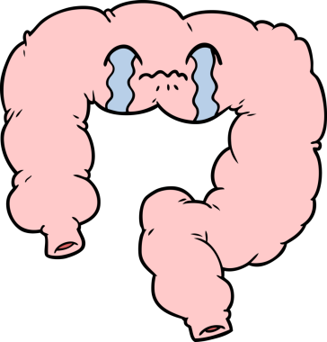 bir insan tarafından çizilmiş karikatür kolonu