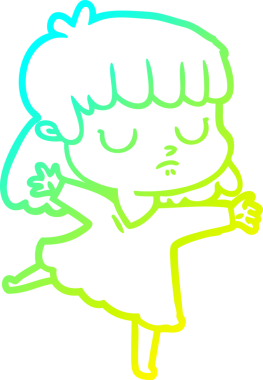 Bir insan tarafından çizilmiş ilgisiz bir karikatür çizimi.