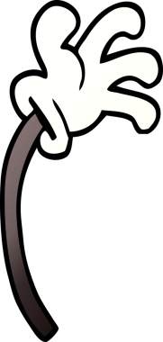 Bir insan tarafından çizilen el hareketinin karalaması.