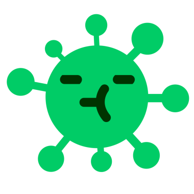 Bir insan tarafından çizilmiş basit bir yargılayıcı virüs.