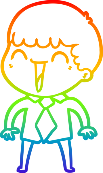 Bir insan tarafından çizilmiş mutlu bir adamın çizgi çizimi.