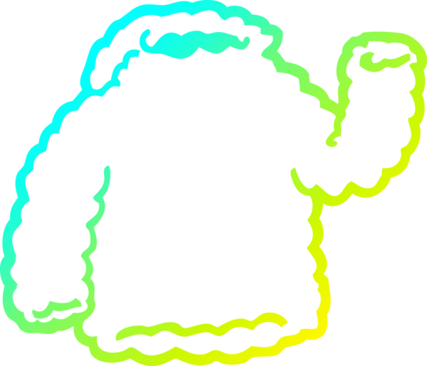 Bir insan tarafından çizilmiş kapüşonlu bir karikatür çizimi.