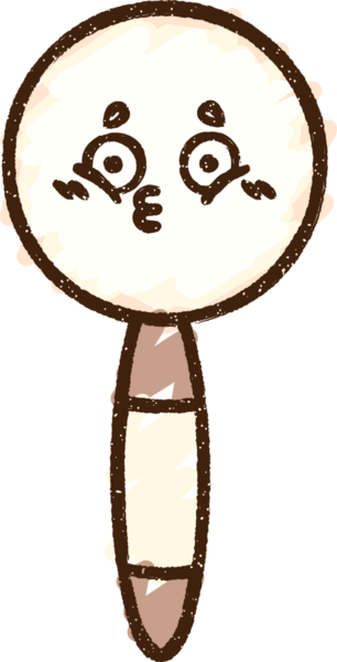 Bir insan tarafından çizilen Büyüteç Tebeşir Çizimi